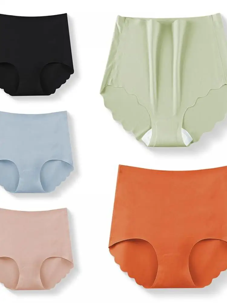 Japanese Ladies Latex Seamless Cotton Breathable Antibacterial Inseam Thin Briefs High Waist Abdomen Hips Wavy Edge Panties 
Japanese Ladies Latex Seamless Cotton Breathable Antibacterial Inseam Thin Briefs High Waist Abdomen Hips Wavy Edge Panties