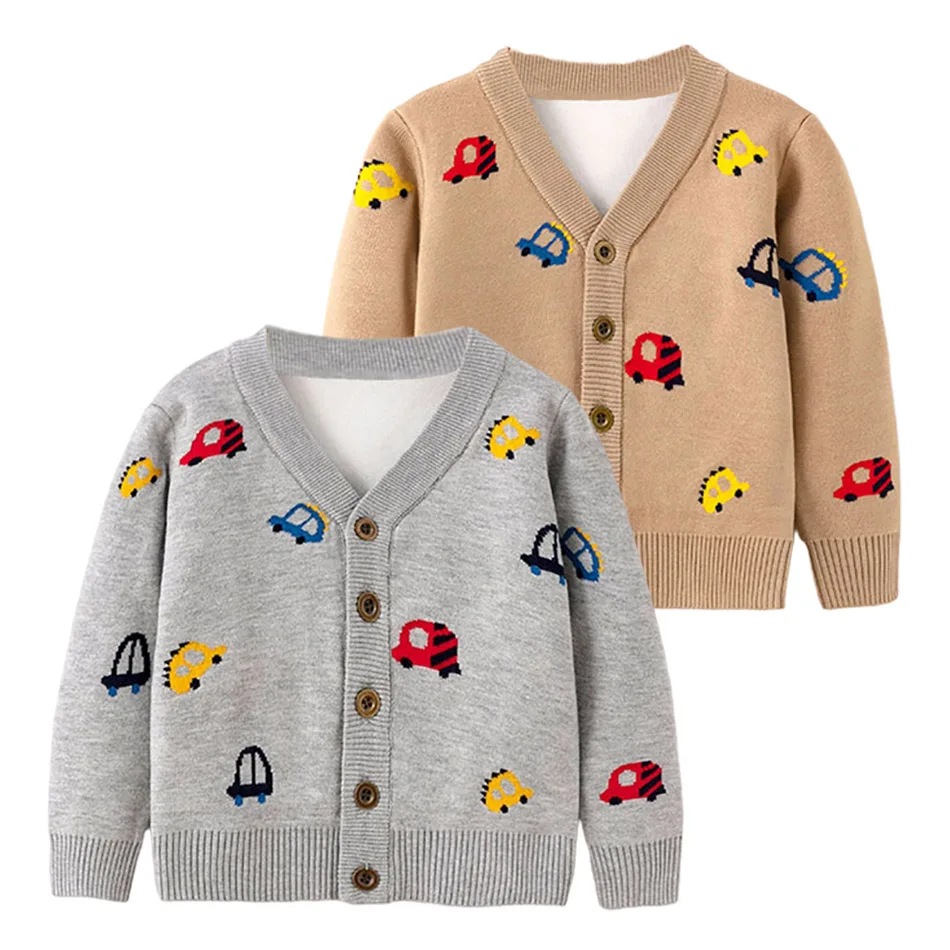 Autumn Winter Children's Clothing Baby Boy Cartoon Car Print Open Stitch Button Sweater Kids Toddler Boys Fashion Warm Clothing
Autumn Winter Children's Clothing Baby Boy Cartoon Car Print Open Stitch Button Sweater Kids Toddler Boys Fashion Warm Clothing