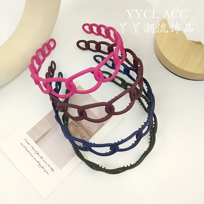 Fashion Frosted Matte Hollow Headbands For Women Simple Solid Color Plastic Hairbands Bezel Hair Hoop Girls Hair Accessories
Fashion Frosted Matte Hollow Headbands For Women Simple Solid Color Plastic Hairbands Bezel Hair Hoop Girls Hair Accessories