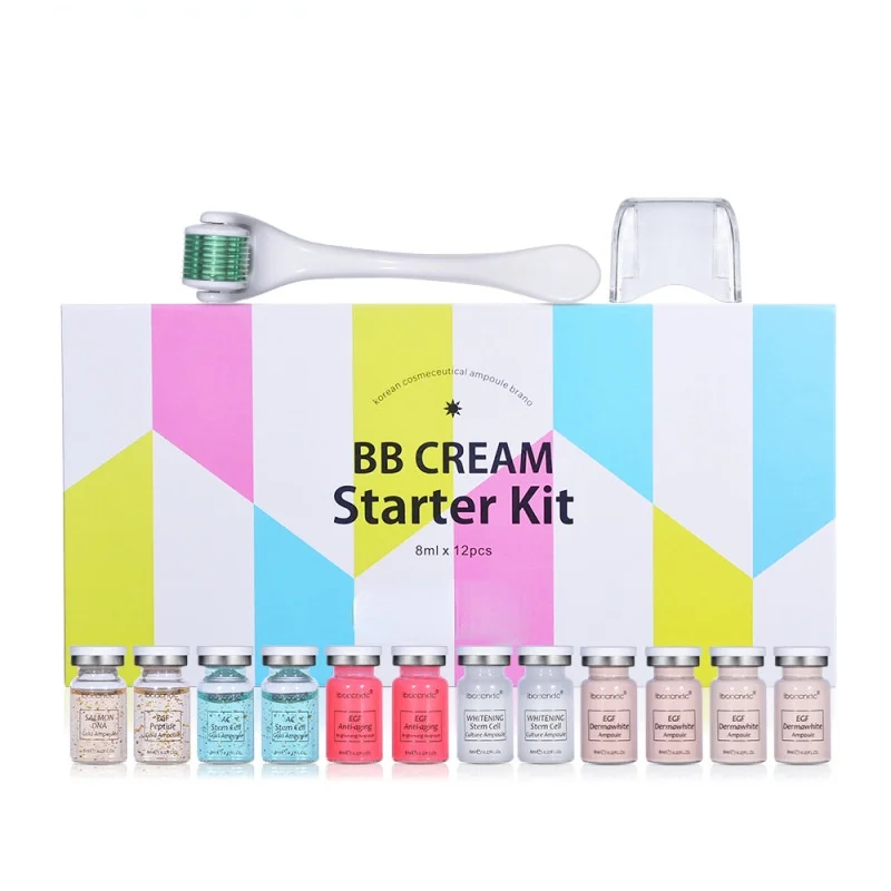 1Set Roller microneedle 12 vials Korean Cosmetic Dermawhite BB Cream Glow Behandling Starter Kit Stayve Liquid Foundation Serum
1Set Roller microneedle 12 vials Korean Cosmetic Dermawhite BB Cream Glow Behandling Starter Kit Stayve Liquid Foundation Serum