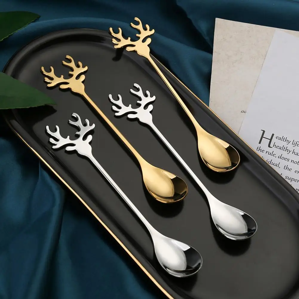 Stirring Spoon Food-grade with Long Handle Stainless Steel Coffee Tea Soup Sugar Dessert Spoon for Christmas Spoon
Stirring Spoon Food-grade with Long Handle Stainless Steel Coffee Tea Soup Sugar Dessert Spoon for Christmas Spoon