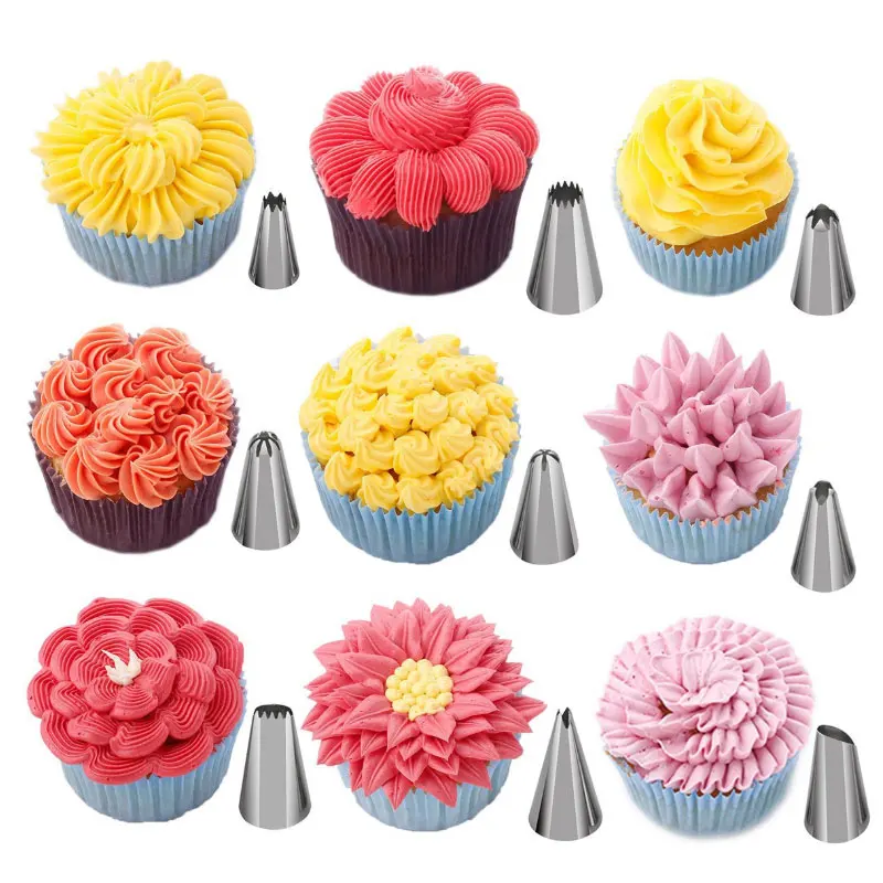 83 PCS Silicone Pastry Bag Decorating Mouth Cake Scraper Kitchen DIY Cream Decorating Bag Fondant Coloring Pen Decorating Nail
83 PCS Silicone Pastry Bag Decorating Mouth Cake Scraper Kitchen DIY Cream Decorating Bag Fondant Coloring Pen Decorating Nail