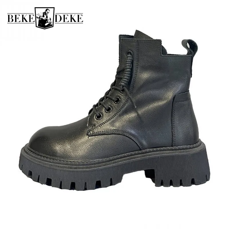 2022 Winter New Genuine Leather Womens Casual Vintage Ankle Boots Fashion British Style Cargo High Quality Outdoor Female Boots
2022 Winter New Genuine Leather Womens Casual Vintage Ankle Boots Fashion British Style Cargo High Quality Outdoor Female Boots