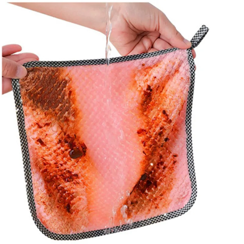 Kitchen Daily Dish Towel, Dish Cloth, Kitchen Rag, Non-stick Oil, Thickened Table Cleaning Cloth, Absorbent Scouring Pad
Kitchen Daily Dish Towel, Dish Cloth, Kitchen Rag, Non-stick Oil, Thickened Table Cleaning Cloth, Absorbent Scouring Pad