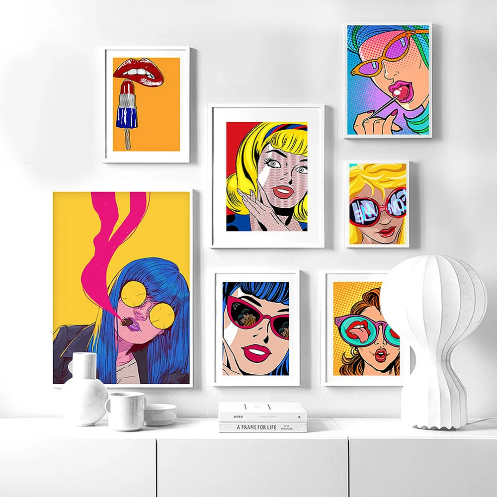 Fashion Colorful Sexy Cool Girls Lips Wall Art Print Poster Nordic Abstract Lipstick Canvas Pictures For Living Room Home Decor
Fashion Colorful Sexy Cool Girls Lips Wall Art Print Poster Nordic Abstract Lipstick Canvas Pictures For Living Room Home Decor