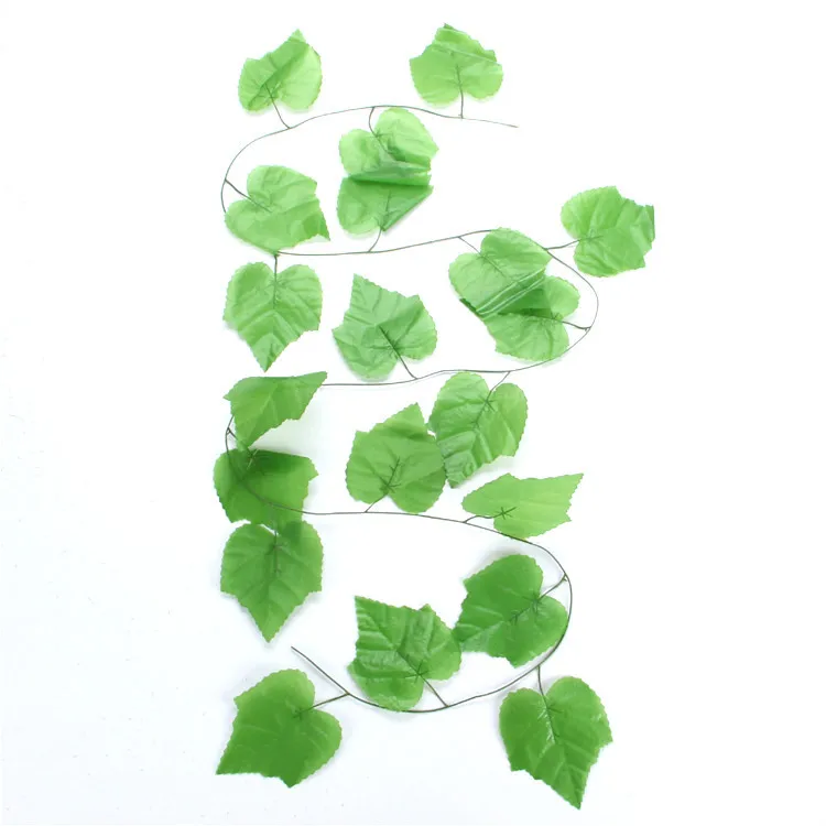 2.1M Artificial Ivy Green Leaf Garland Plants Vine Fake Foliage Flowers Home Decor Plastic Flower Rattan String | Дом и сад