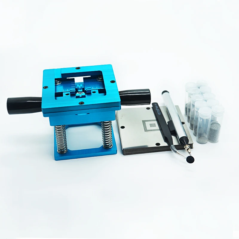 BGA reballing station kit 90*90mm Universal Bga Stencils 29pcs + 25K Solder ball vacuum suction pen-FFQ-939 ESD tweezers
BGA reballing station kit 90*90mm Universal Bga Stencils 29pcs + 25K Solder ball vacuum suction pen-FFQ-939 ESD tweezers