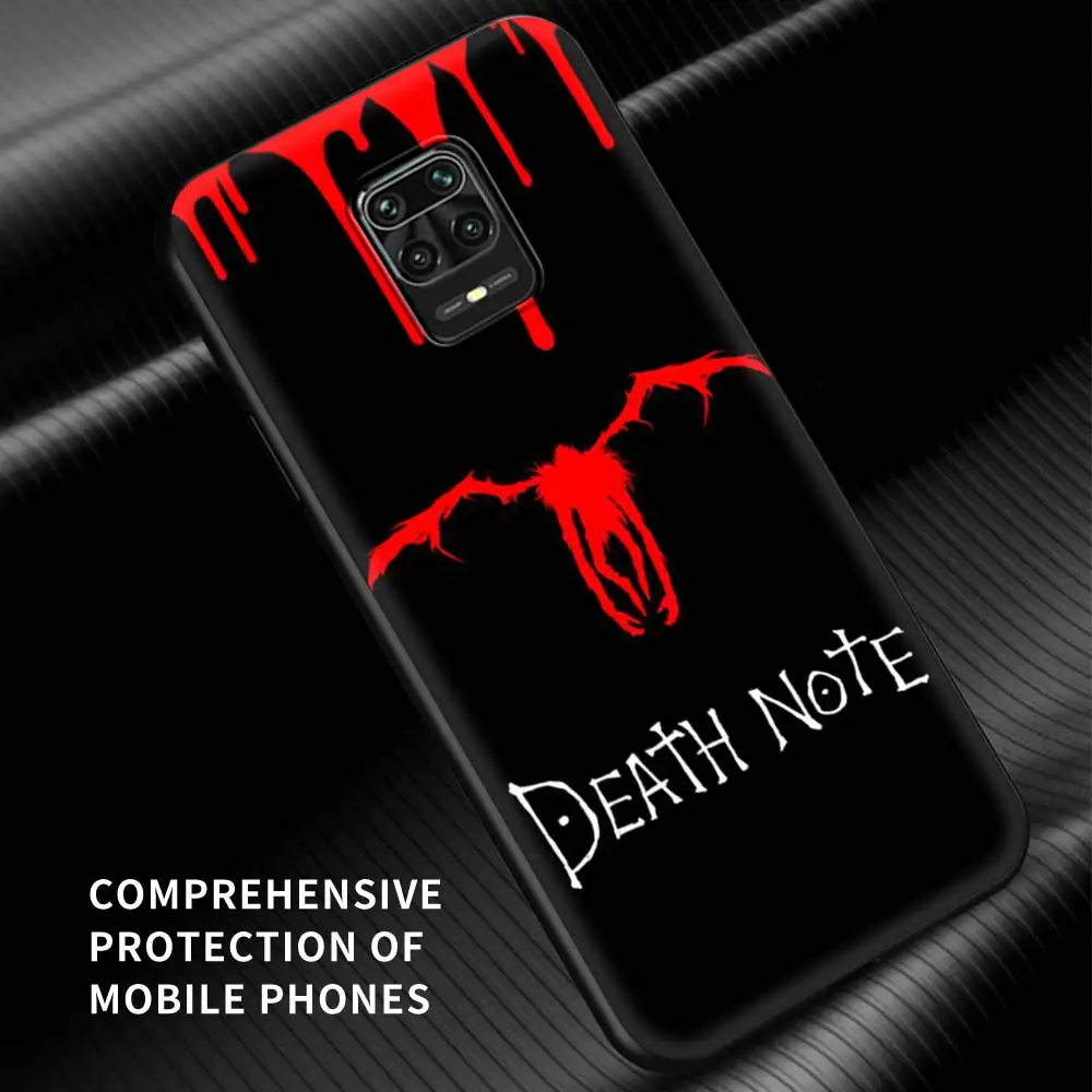 Phone Case for Xiaomi Redmi Note 9S 8T 9 Pro 9A 7 8 K30 7A 8A 9C 9i 10X 6A 4G Soft Black Shell Cover Anime Death note 
Phone Case for Xiaomi Redmi Note 9S 8T 9 Pro 9A 7 8 K30 7A 8A 9C 9i 10X 6A 4G Soft Black Shell Cover Anime Death note