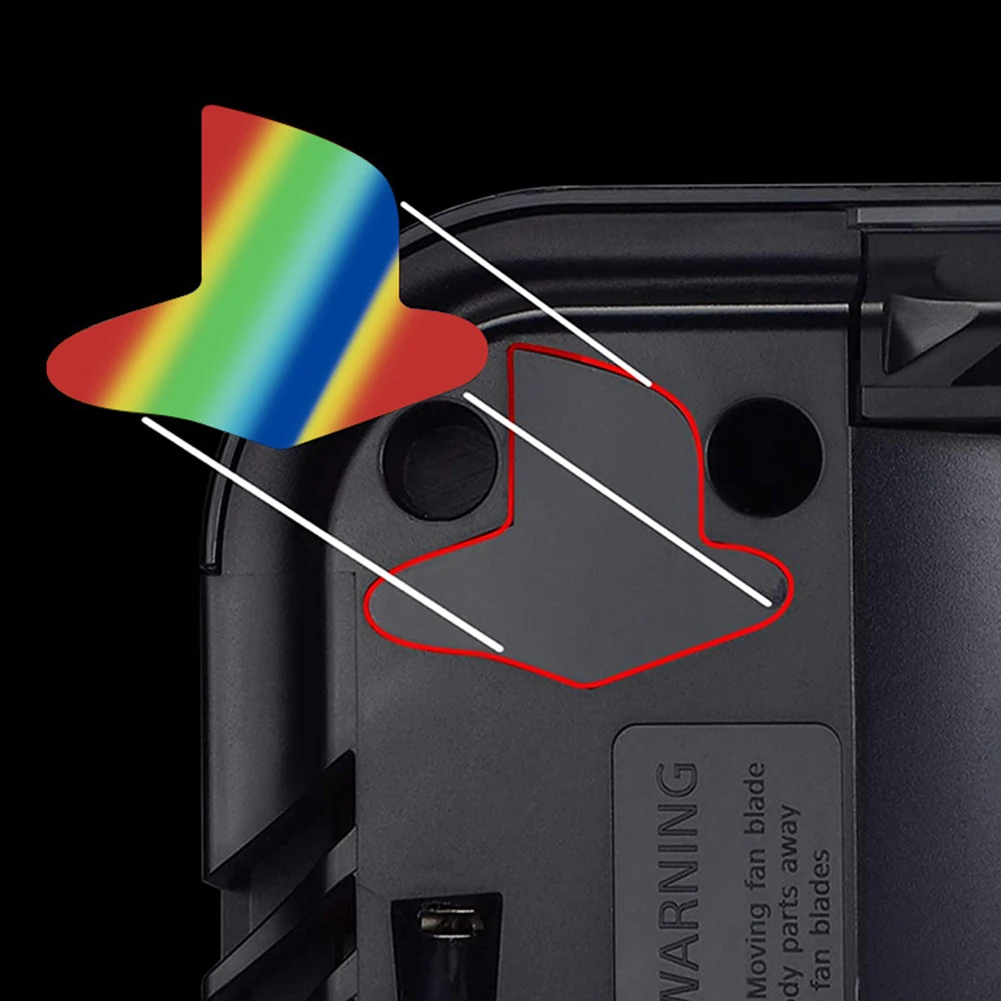 12 шт./лот красочный логотип наклейка пленка для PS 5 PS5 SONY Playstaion консоль контроллер