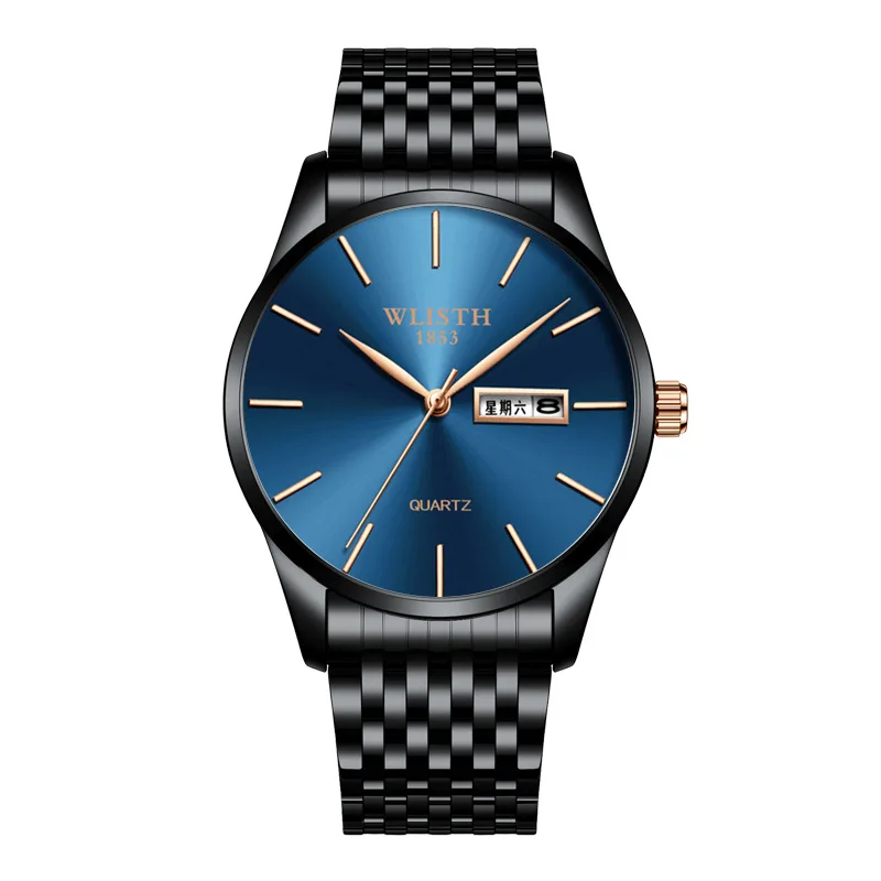 Wlisth men's watch business leisure steel band luminous watch leisure personality double calendar quartz men's waterproof watch
Wlisth men's watch business leisure steel band luminous watch leisure personality double calendar quartz men's waterproof watch