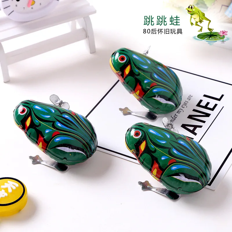 Creativity Kids Classic Tin Wind Up Clockwork Toys Frog Mouse Rabbit Cock Vintage Toy New Action Figures Toy For Children 2021
Creativity Kids Classic Tin Wind Up Clockwork Toys Frog Mouse Rabbit Cock Vintage Toy New Action Figures Toy For Children 2021