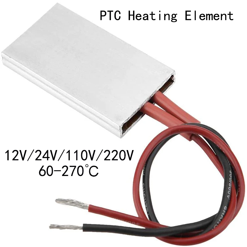 Комплект из 2 предметов PTC нагревательный элемент 12V 24V 110V 220V постоянный