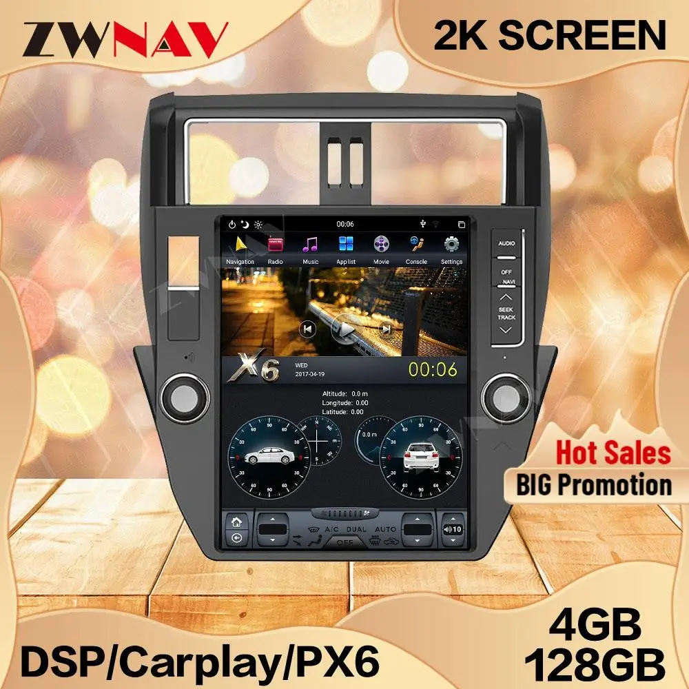 4+128G Tesla Screen For TOYOTA LAND CRUISER Prado 150 2010-2016 2017 Android 9 Unit Car Multimedia Player GPS Audio Radio Stereo
4+128G Tesla Screen For TOYOTA LAND CRUISER Prado 150 2010-2016 2017 Android 9 Unit Car Multimedia Player GPS Audio Radio Stereo