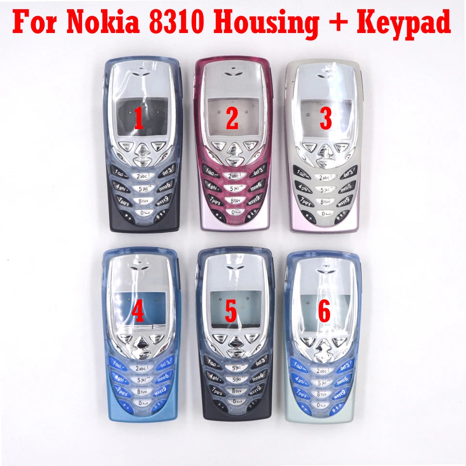 HKFASTEL новый корпус для Nokia 8310 мобильный телефон полный чехол с клавиатурой|Корпусы