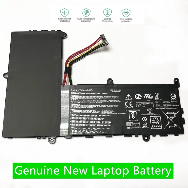 HKFZ NEW 7.6V 38WH C21N1414 Laptop Battery For ASUS EeeBook X205T X205TA X205TA-BING-FD015B 11.6" Free 1 Years Warranty
HKFZ NEW 7.6V 38WH C21N1414 Laptop Battery For ASUS EeeBook X205T X205TA X205TA-BING-FD015B 11.6" Free 1 Years Warranty