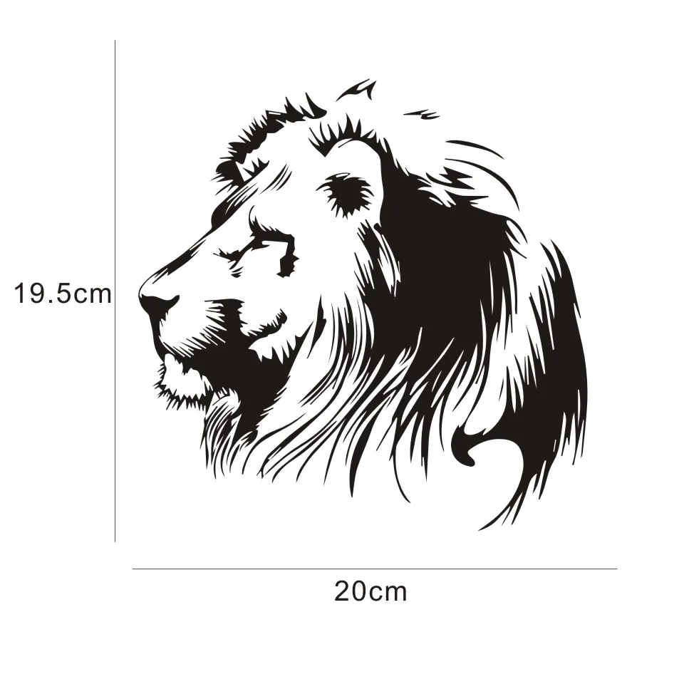 17*17cm Customized Car Stickers and Decals 3D Cool Lion Auto Vinyl Sticker Reflective Car Window Decal Car Styling Accessories
17*17cm Customized Car Stickers and Decals 3D Cool Lion Auto Vinyl Sticker Reflective Car Window Decal Car Styling Accessories