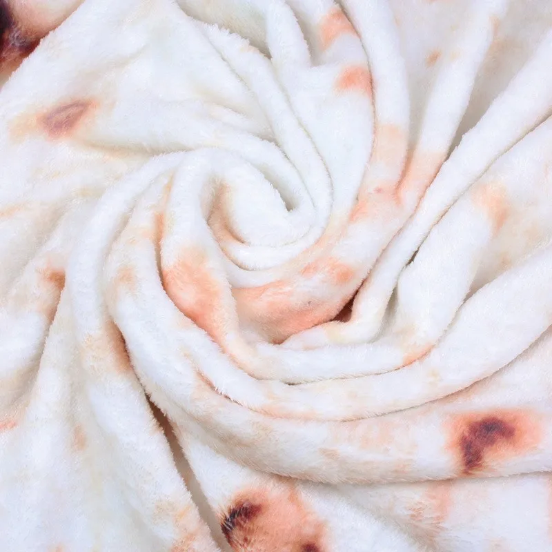 Пляжное полотенце Burrito забавное банное из микрофибры с кисточками кукурузной