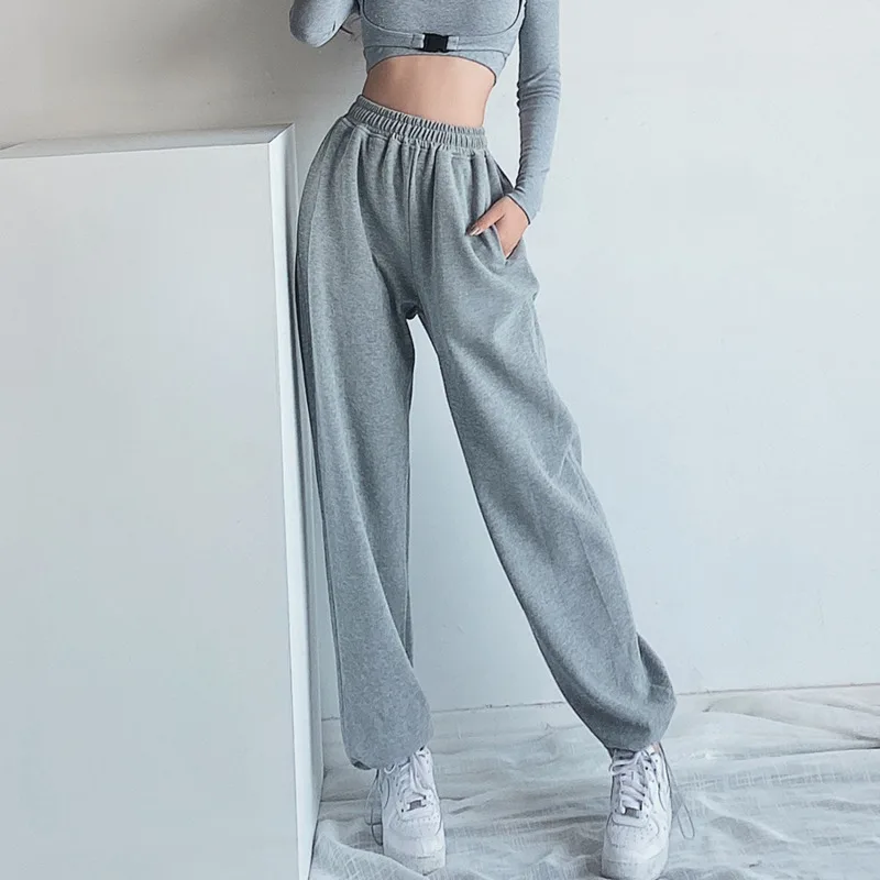 Europe Loose legged sports pants women's high waist casual Jazz Wide Leg Pants White Drawstring trousers E83N
Europe Loose legged sports pants women's high waist casual Jazz Wide Leg Pants White Drawstring trousers E83N
