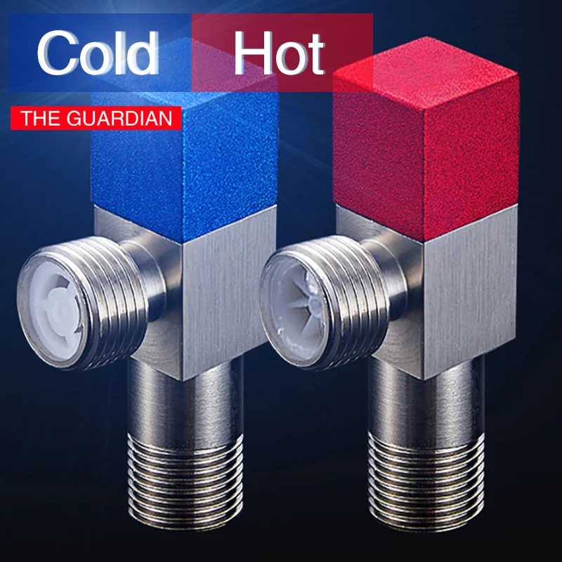Triangle Valve All Copper Thickened Explosion-proof Red And Blue Hot and Cold Water Heater Toilet Inlet Valve 1/4 Triangle Valve
Triangle Valve All Copper Thickened Explosion-proof Red And Blue Hot and Cold Water Heater Toilet Inlet Valve 1/4 Triangle Valve