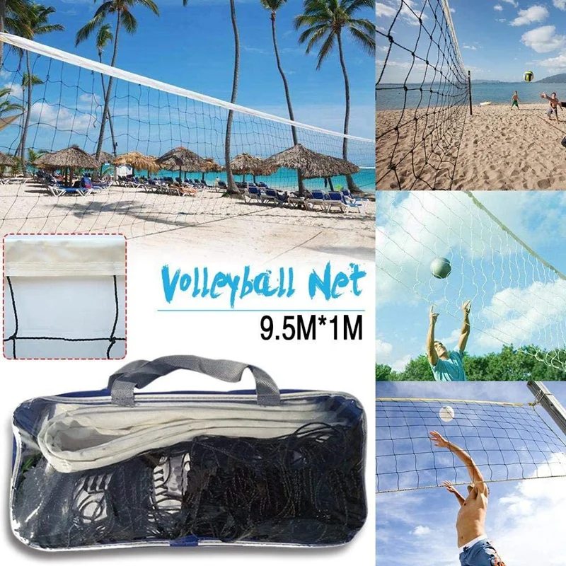 International Match Standard Official Sized Volleyball Net Netting Training Badminton Net Mesh Replacement 950 x 80cm
International Match Standard Official Sized Volleyball Net Netting Training Badminton Net Mesh Replacement 950 x 80cm