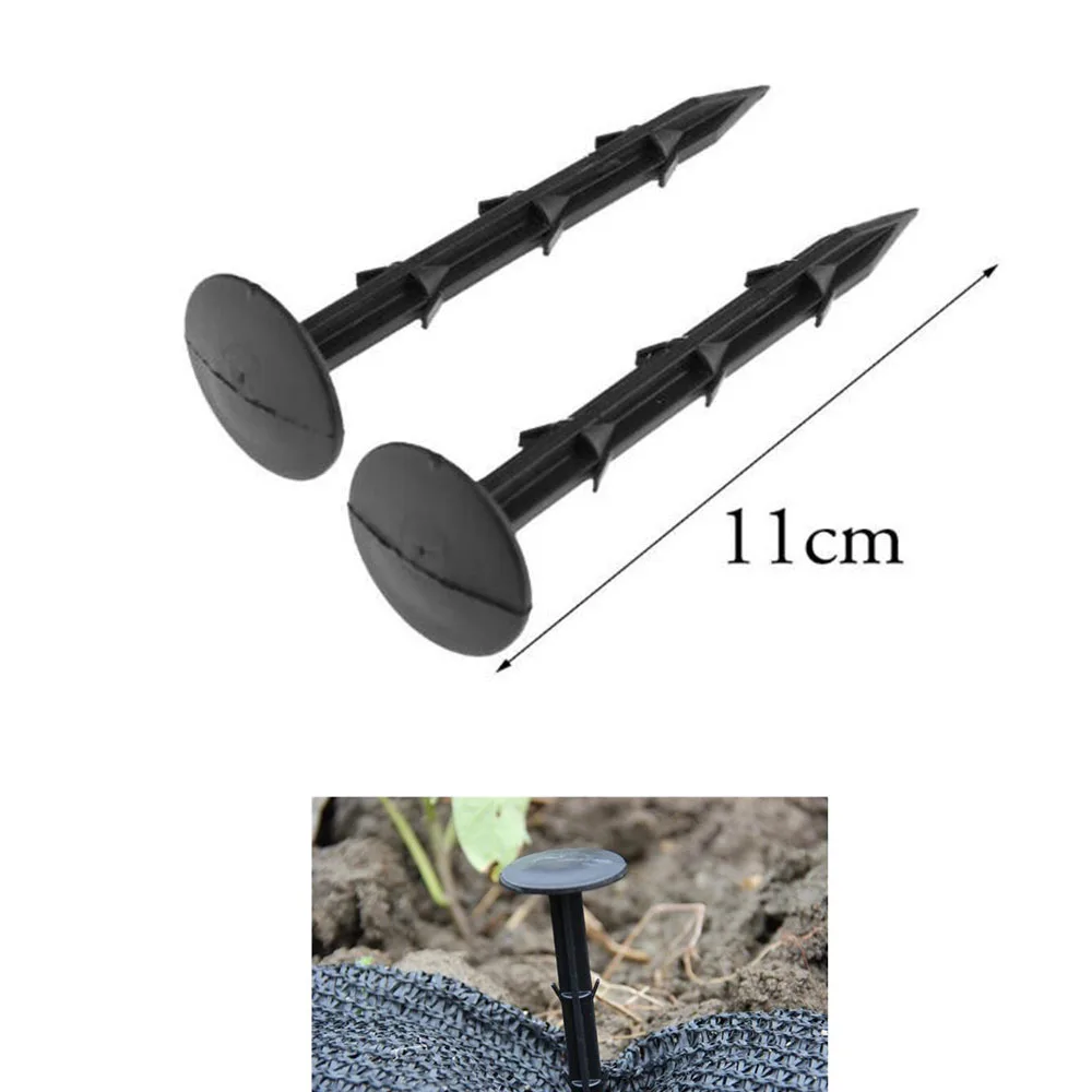 50Pcs/lot garden ground nail PP Mulch Fix Tools Greenhouse Film Ground Cloth Sunshade Fly Net Pest Control Plastic Film Pegs
50Pcs/lot garden ground nail PP Mulch Fix Tools Greenhouse Film Ground Cloth Sunshade Fly Net Pest Control Plastic Film Pegs