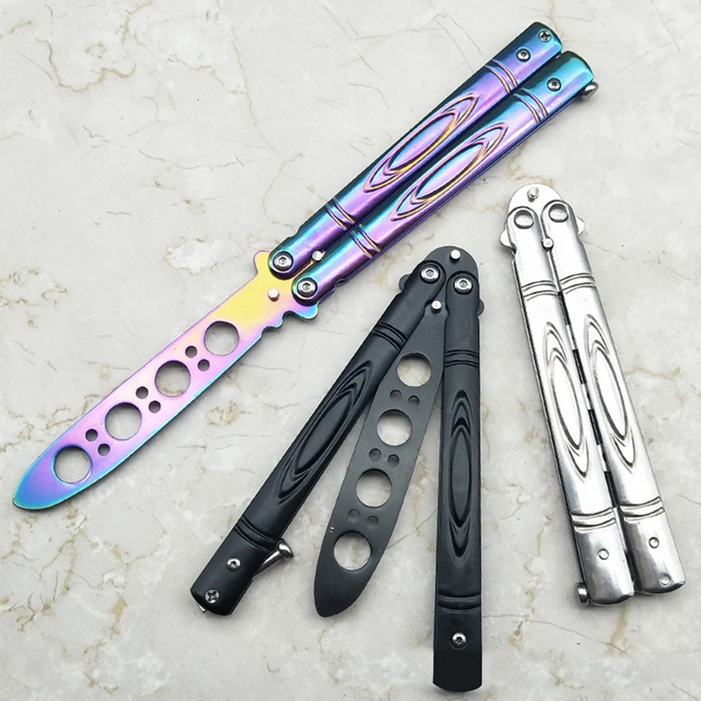 Foltable Training Knife Comb Stainless Steel Folding Cutter Practice Butterfly Hair Comb Styling Tool Hairdressing Brush Comb
Foltable Training Knife Comb Stainless Steel Folding Cutter Practice Butterfly Hair Comb Styling Tool Hairdressing Brush Comb