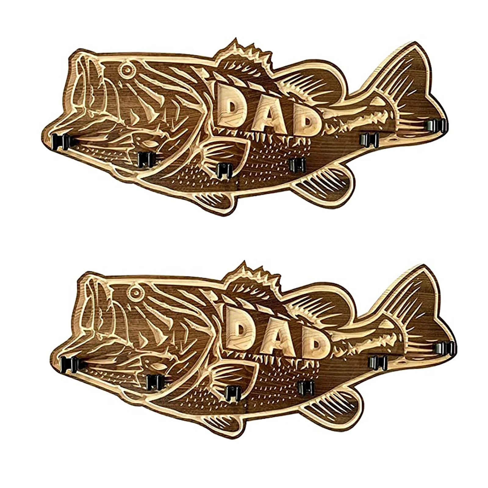 Hot Wood Large Mouth Bass Fishing Rod Holder Wooden Fishing Rod Rack DIY Fishing Gear and Fishing Gifts for Dad 1/2pcs
Hot Wood Large Mouth Bass Fishing Rod Holder Wooden Fishing Rod Rack DIY Fishing Gear and Fishing Gifts for Dad 1/2pcs