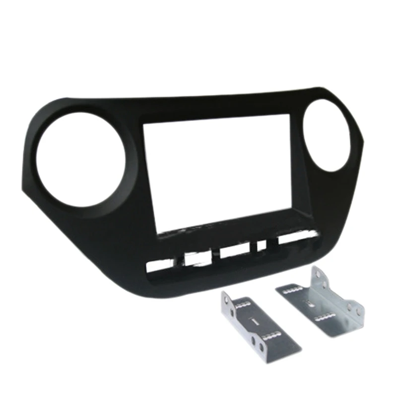 Автомобильная 2 Din стерео радио Fascia навигационная рамка для Hyundai I-10 2013-2016 
Автомобильная 2 Din стерео радио Fascia навигационная рамка для Hyundai I-10 2013-2016