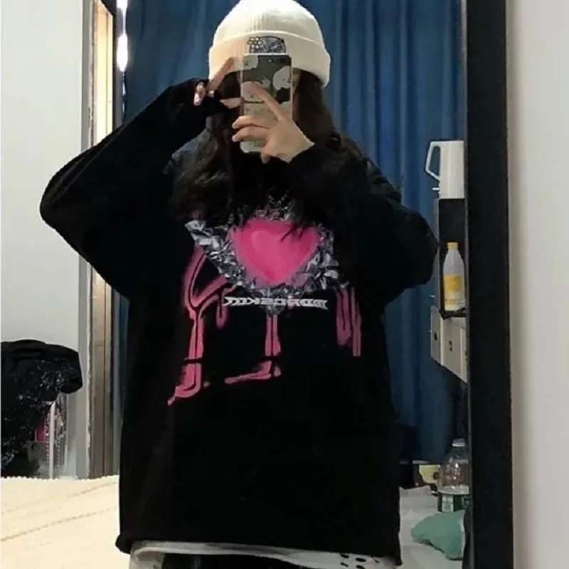 Love print women's sweatshirt women sweatshirts Korean hoodies loose long-sleeved hoody top y2k clothes hoodie oversize itself
Love print women's sweatshirt women sweatshirts Korean hoodies loose long-sleeved hoody top y2k clothes hoodie oversize itself