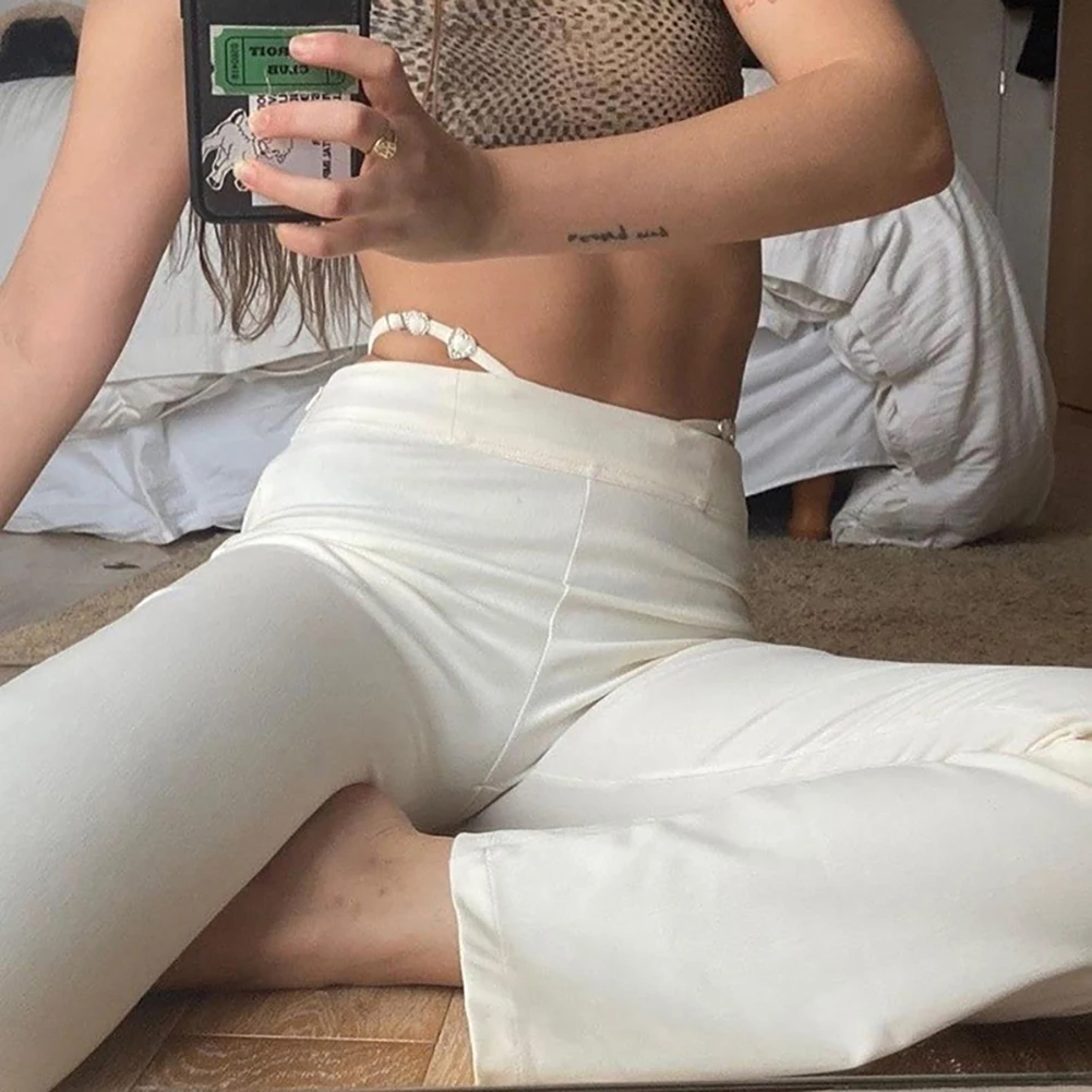 Autumn Solid Elegant Female Lady Women's Strap Skinny Flared Wide Killer Legs Pants High Waist OL Ladies Career Long Trousers
Autumn Solid Elegant Female Lady Women's Strap Skinny Flared Wide Killer Legs Pants High Waist OL Ladies Career Long Trousers