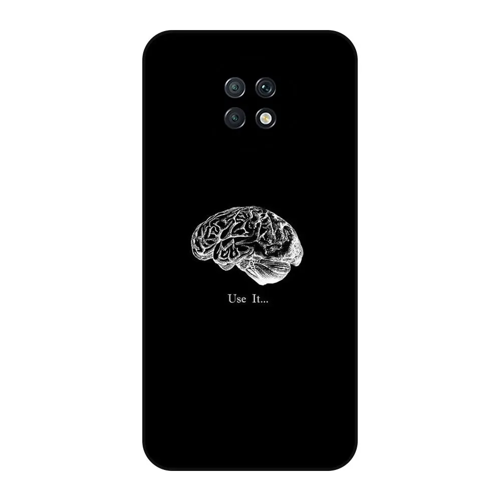 Мягкий чехол для телефона чехлы с анатомическим мозгом Xiaomi Redmi Note 9T 6 53 дюйма