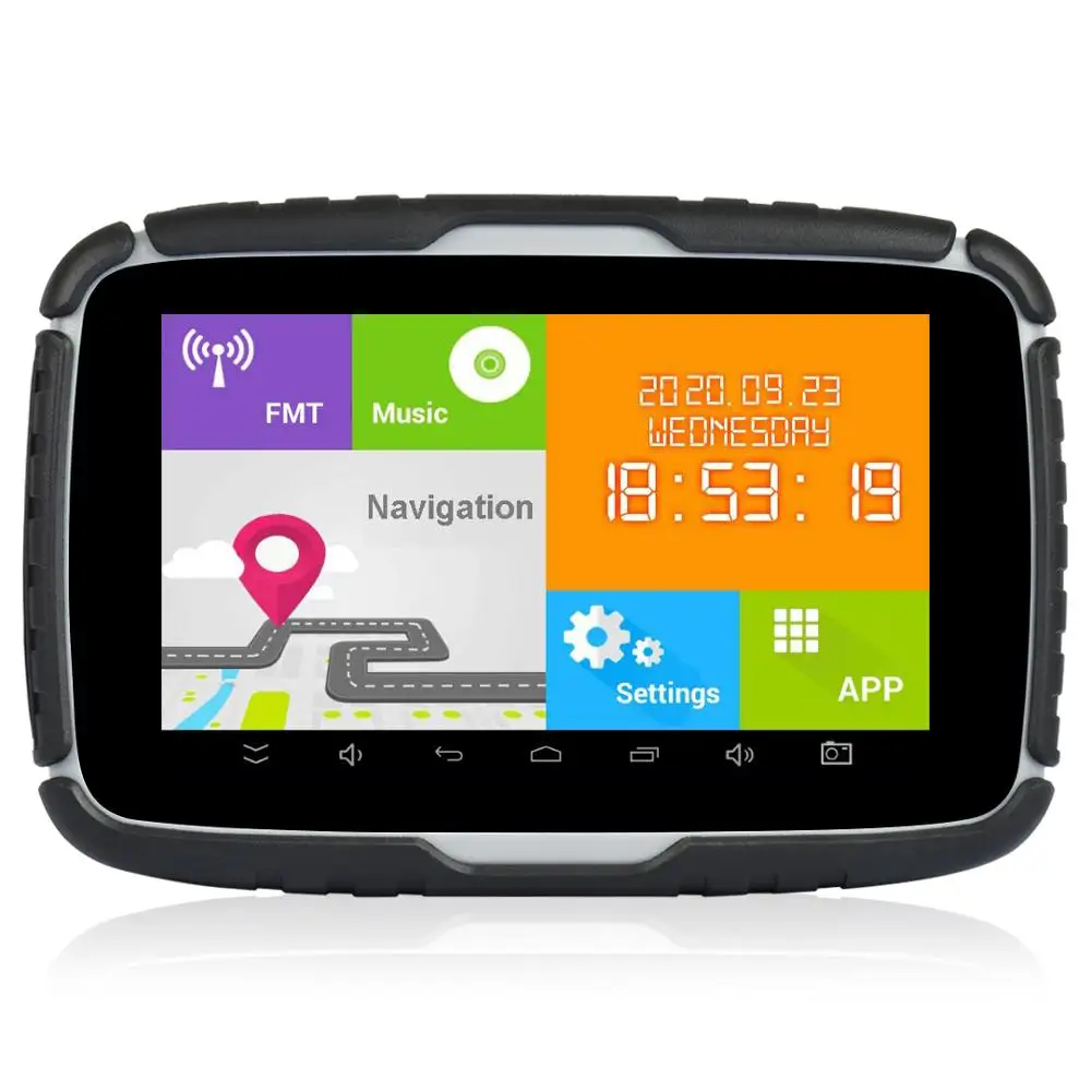 

Fodsports 5.0 inch Motorcycle Android GPS Navigation Waterproof IPX7 Bluetooth Moto GPS Navigator Car Motorbike GPS 512M/8G