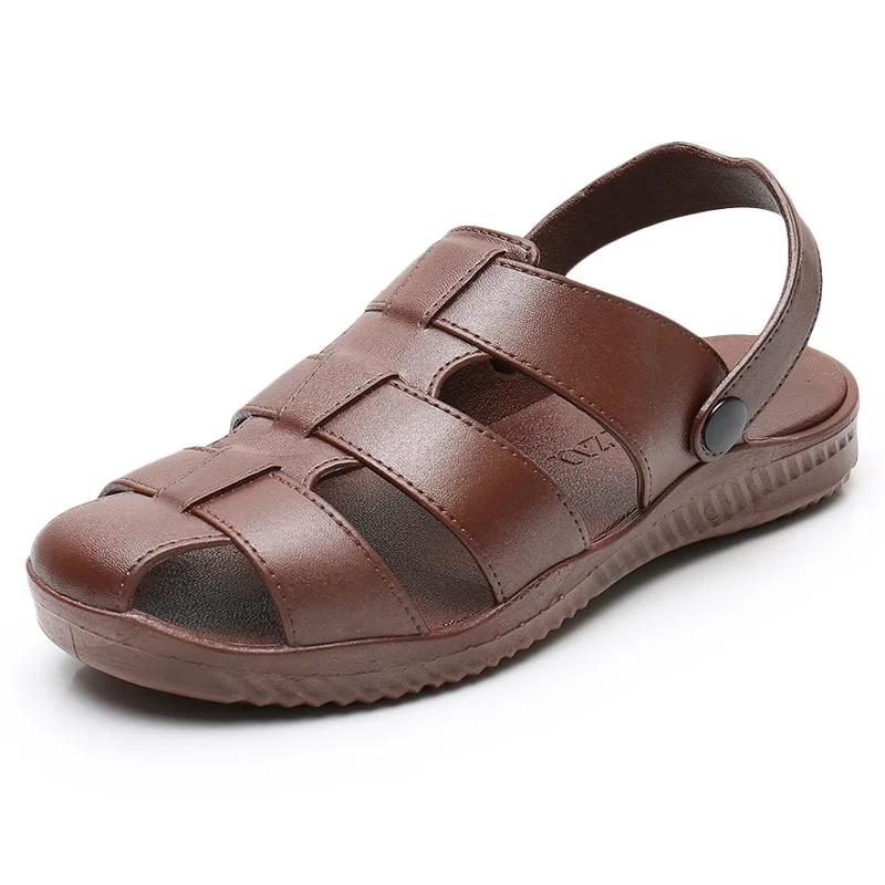 2021 Summer New Fashion Baotou Men's Sandals Two Wear Sandals and Slippers Beach Flat Flat Flat Heel Casual Men's Shoes
2021 Summer New Fashion Baotou Men's Sandals Two Wear Sandals and Slippers Beach Flat Flat Flat Heel Casual Men's Shoes