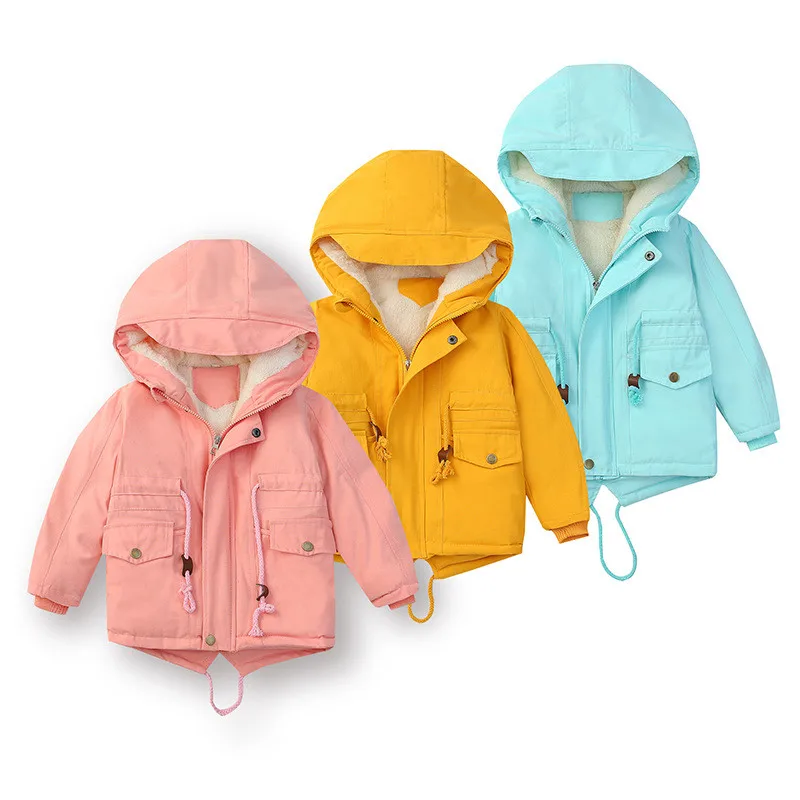 2021 новая зимняя одежда для маленьких мальчиков и девочек Детские теплые куртки