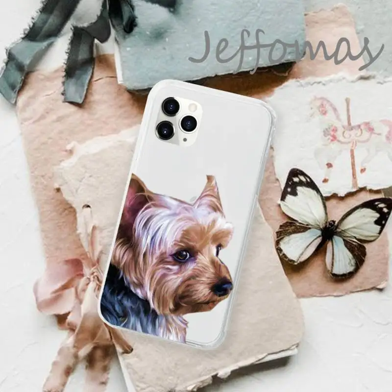 Yorkshire terrier dog Phone Case Transparent for iPhone 11 12 mini pro XS MAX 8 7 6 6S Plus X 5S SE 2020 XR
Yorkshire terrier dog Phone Case Transparent for iPhone 11 12 mini pro XS MAX 8 7 6 6S Plus X 5S SE 2020 XR