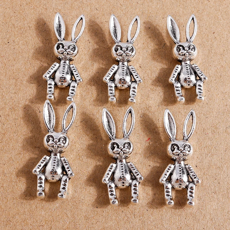 10pcs 12*28mm Tibetan Silver Color Rabbit Charms for Jewelry Making Alloy Animal Charms Pendants Fit DIY Earrings Necklaces Gift
10pcs 12*28mm Tibetan Silver Color Rabbit Charms for Jewelry Making Alloy Animal Charms Pendants Fit DIY Earrings Necklaces Gift