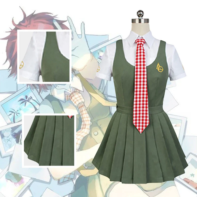 Anime Danganronpa Cosplay Sonia Nevermind Nanami ChiaKi Mioda Ibuki Koizumi Mahiru Mikan Tsumiki Costume Women's Uniforms Set
Anime Danganronpa Cosplay Sonia Nevermind Nanami ChiaKi Mioda Ibuki Koizumi Mahiru Mikan Tsumiki Costume Women's Uniforms Set