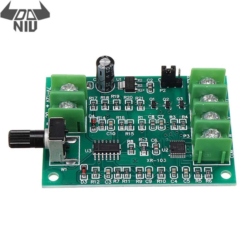 DANIU DC 7V-12V бесщеточный мотор привод плата управления скоростью плата управления двигателем модуль ler скорость колеблется от 0% до 100%
DANIU DC 7V-12V бесщеточный мотор привод плата управления скоростью плата управления двигателем модуль ler скорость колеблется от 0% до 100%