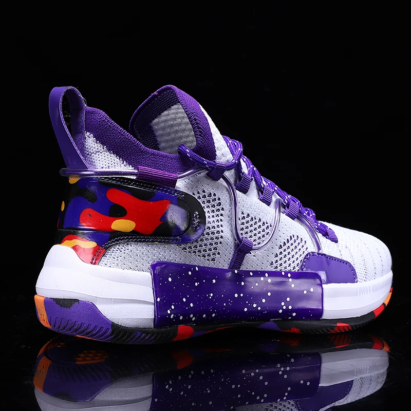 Дышащая сетчатая Мужская и женская спортивная обувь, амортизирующая, нескользящая летняя Баскетбольная обувь, модная сочетающаяся цвета
Дышащая сетчатая Мужская и женская спортивная обувь, амортизирующая, нескользящая летняя Баскетбольная обувь, модная сочетающаяся цвета