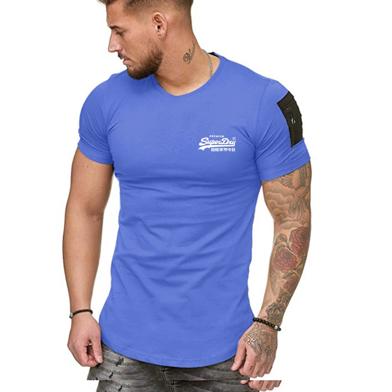 Hot sale men's tight fitness t-shirt brand sports t-shirt OK explosion casual jogging new
Hot sale men's tight fitness t-shirt brand sports t-shirt OK explosion casual jogging new