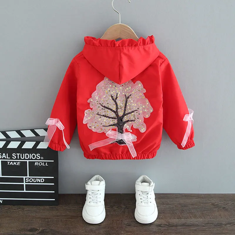 Spring Autumn Girls Jacket New Fashion Kids Children's Hooded Clothing Sequins Tree Outerwear
Spring Autumn Girls Jacket New Fashion Kids Children's Hooded Clothing Sequins Tree Outerwear