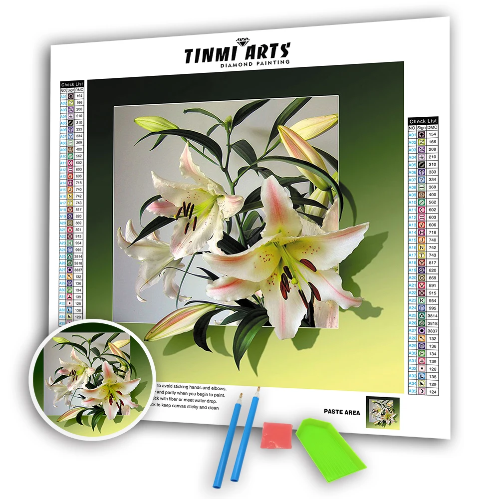 5D Poured Glue Diamond Painting Kits Scalloped Edge Full Round Drills DIY Pattern Rhinestone Embroidery Arts Craft Lily Flower
5D Poured Glue Diamond Painting Kits Scalloped Edge Full Round Drills DIY Pattern Rhinestone Embroidery Arts Craft Lily Flower