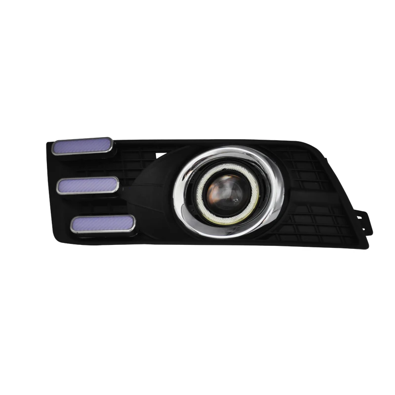 Osmrk LED DRL daytime running light + COB angel eye + projector fog lamp for Cadillac SRX with yellow turn signal
Osmrk LED DRL daytime running light + COB angel eye + projector fog lamp for Cadillac SRX with yellow turn signal