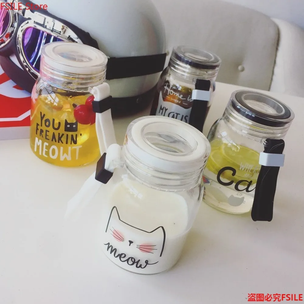 Korea Creative Cartoon Ball Glass Cup Portable Cat Portable Stand Transparent Water Cup Fashion Glass Cup cute bottle cut bottle
Korea Creative Cartoon Ball Glass Cup Portable Cat Portable Stand Transparent Water Cup Fashion Glass Cup cute bottle cut bottle