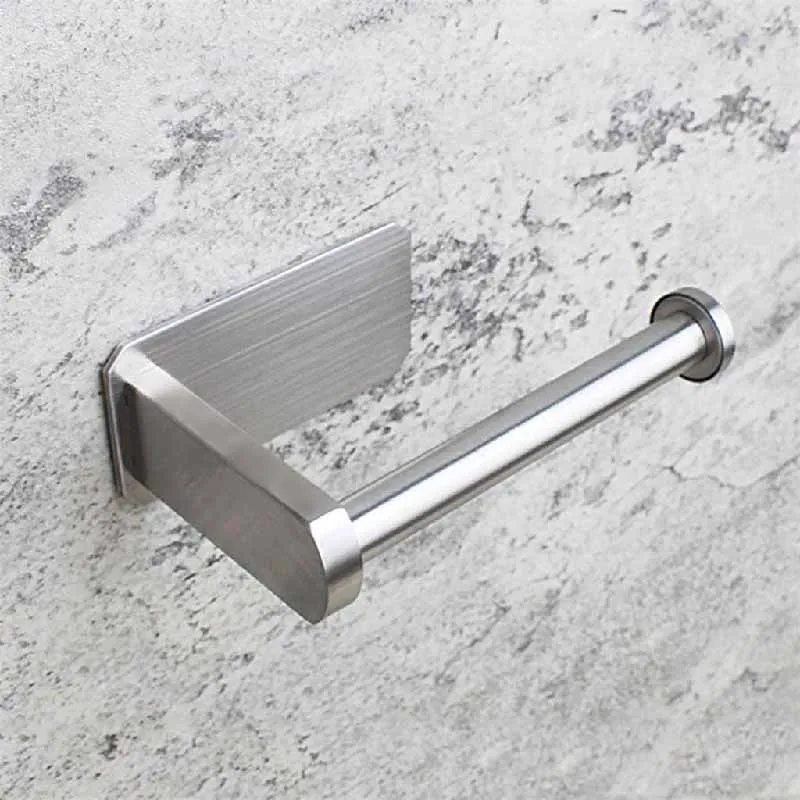 Toilet Paper Holder 304 Stainless Steel Self Adhesive Punch Free Bathroom Kitchen Roll Paper Household Accessory Wall-mounted 
Toilet Paper Holder 304 Stainless Steel Self Adhesive Punch Free Bathroom Kitchen Roll Paper Household Accessory Wall-mounted