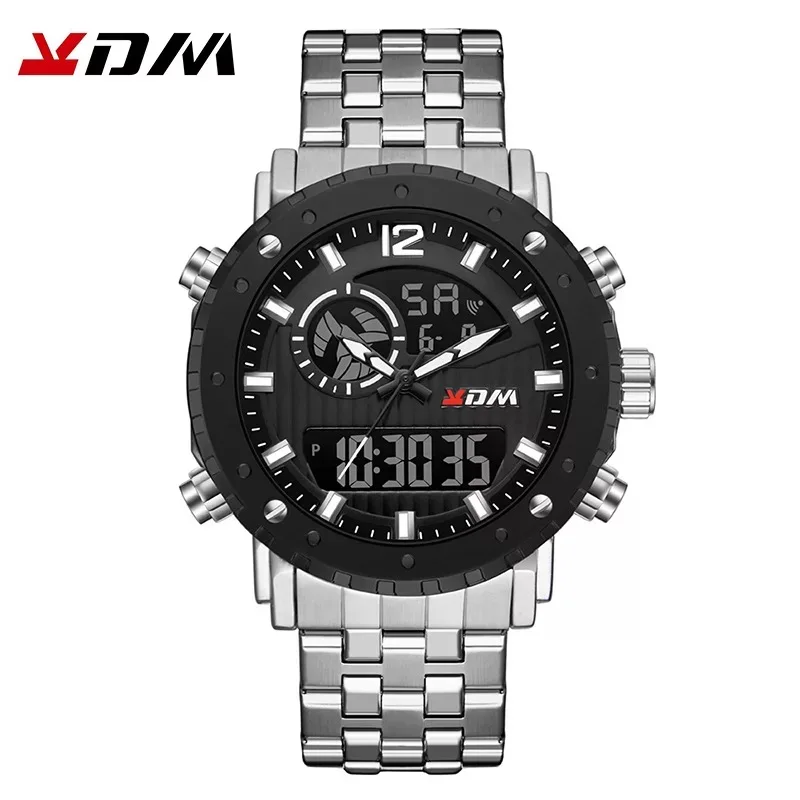 2021 new KDM multifunctional pointer digital double display LCD men's watch luminous waterproof stainless steel military watch
2021 new KDM multifunctional pointer digital double display LCD men's watch luminous waterproof stainless steel military watch