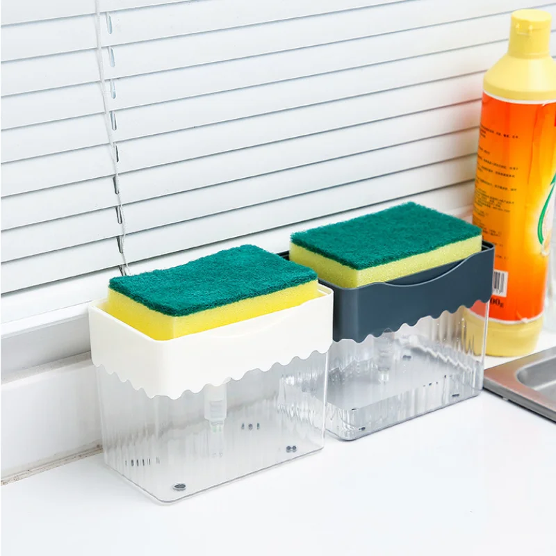 Kitchen Press Automatic Soap Dispenser Press Soap Dispenser Sponge Detergent Liquid Dispenser Dishwashing Liquid Dispenser Box
Kitchen Press Automatic Soap Dispenser Press Soap Dispenser Sponge Detergent Liquid Dispenser Dishwashing Liquid Dispenser Box