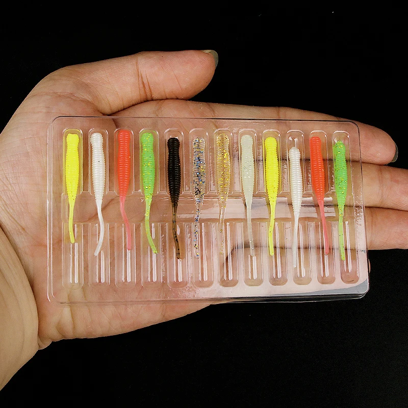 Ardea Soft Lures12pcs Bait Set Silicone Worm Wobblers Bait Swimbait Artificial Jigtail Carp Bass Baitfishing Fishing Tackle
Ardea Soft Lures12pcs Bait Set Silicone Worm Wobblers Bait Swimbait Artificial Jigtail Carp Bass Baitfishing Fishing Tackle