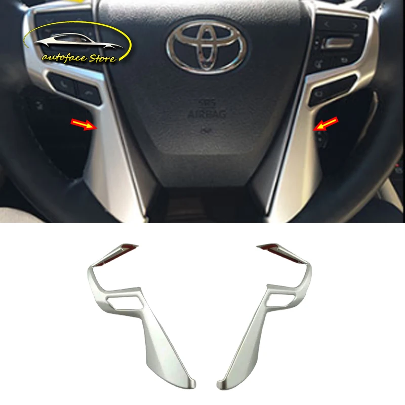 Хромированный АБС-пластик для Toyota Alphard 2016 2017 2018, автомобильные аксессуары, кнопки на рулевое колесо, крышка рамы, отделка, наклейки, Стайлинг автомобиля
Хромированный АБС-пластик для Toyota Alphard 2016 2017 2018, автомобильные аксессуары, кнопки на рулевое колесо, крышка рамы, отделка, наклейки, Стайлинг автомобиля