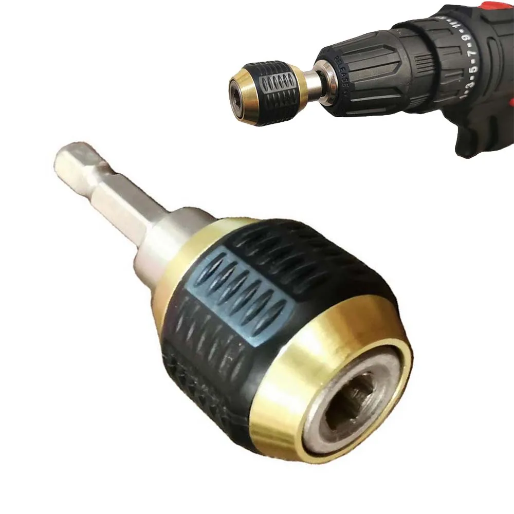1/4'' Hex Handle Connecting Rod Large Head Pop-up Coupling Drill Bit Quick Change Adapter Converter For Charging Electric Drill
1/4'' Hex Handle Connecting Rod Large Head Pop-up Coupling Drill Bit Quick Change Adapter Converter For Charging Electric Drill